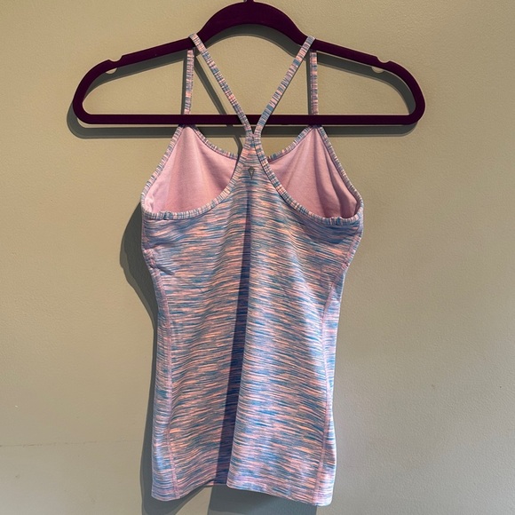 Ivivva Pink and Blue Strappy tank top - Picture 3 of 8